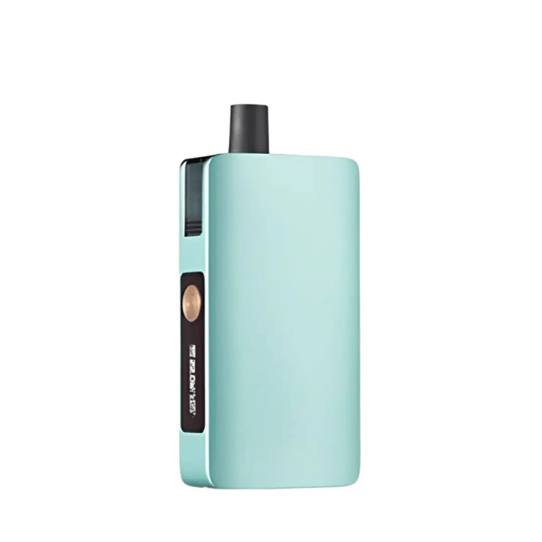 Dotmod DotPod Max vape kit in Tiffany Blue, sleek design with a black mouthpiece.