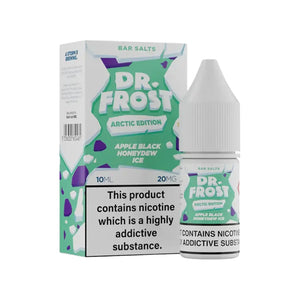 Dr Frost Arctic Apple Black Honeydew Ice Flavour 10ml Nic Salt Vape E-liquid - Perfect for Refillable Vape Kits 