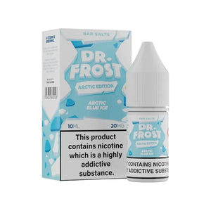 Dr Frost Arctic - Arctic Blue Ice Flavour 10ml Nic Salt Vape E-liquid - Perfect for Refillable Vape Kits 