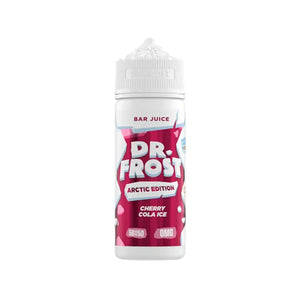 Dr Frost Arctic Cherry Cola Ice Flavour 100ml Shortfill E-liquid perfect for Refillable Pod Vape Kits