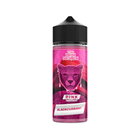 Dr Vapes Pink Series e-liquid bottle with blackcurrant flavour design.