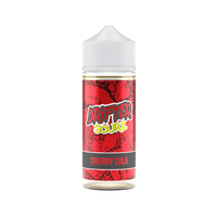 Drifter Sourz Cherry Cola vape juice bottle with red and black design.