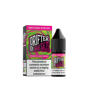 Drifter Bar 10ml Salts watermelon strawberry bubblegum flavour perfect pod vape kits and starter vape kits 