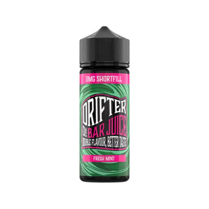 Drifter Bar Juice 100ml Shortfill Bottle in Fresh Mint Flavour.