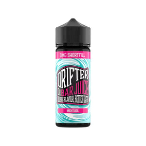 Drifter Bar Juice 100ml Shortfill Bottle in Menthol Flavour.