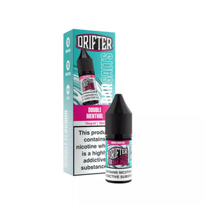 Drifter Bar Salts 10ml Nic Salt E-liquid in Double Menthol Flavour.
