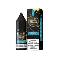 Dripping Desserts Rice Pudding & Custard 10ml nic salt bottle and box, 20mg strength.