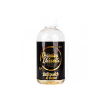 Dripping Desserts Butterscotch & Custard 200ml e-liquid bottle with black and gold label.