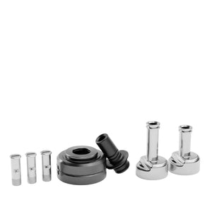 Early Bird Sparrow MTL Kit airflow inserts and reducer rings for Sparrow RTA gunmetal and stainless steel components