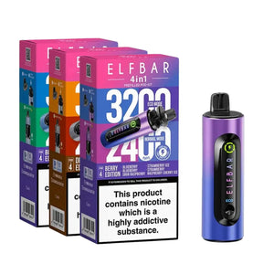 Elf Bar 4 in 1 Prefilled Pod Vape Kit - Multiple Disposable Flavours