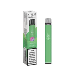 elf bar vape 600 prefilled pod kit in 3 Flavours Strawberry Ice - Spearmint - Mad Blue 