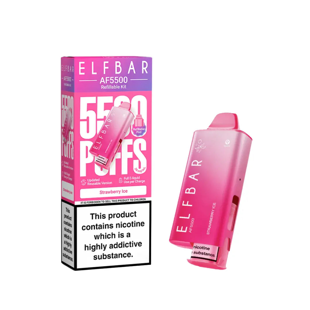 how to take apart elf bar af5000 Elf Bar AF5000 Strawberry Ice main image 0