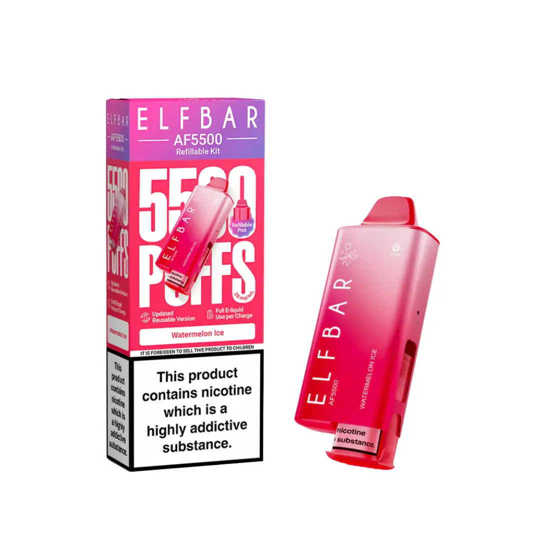 Elf Bar AF5500 Prefilled Pod Kit | 1000mAh | QUAD Mesh Coil Elf Bar AF5500 Prefilled Pod Kit | 1000mAh | QUAD Mesh Coil