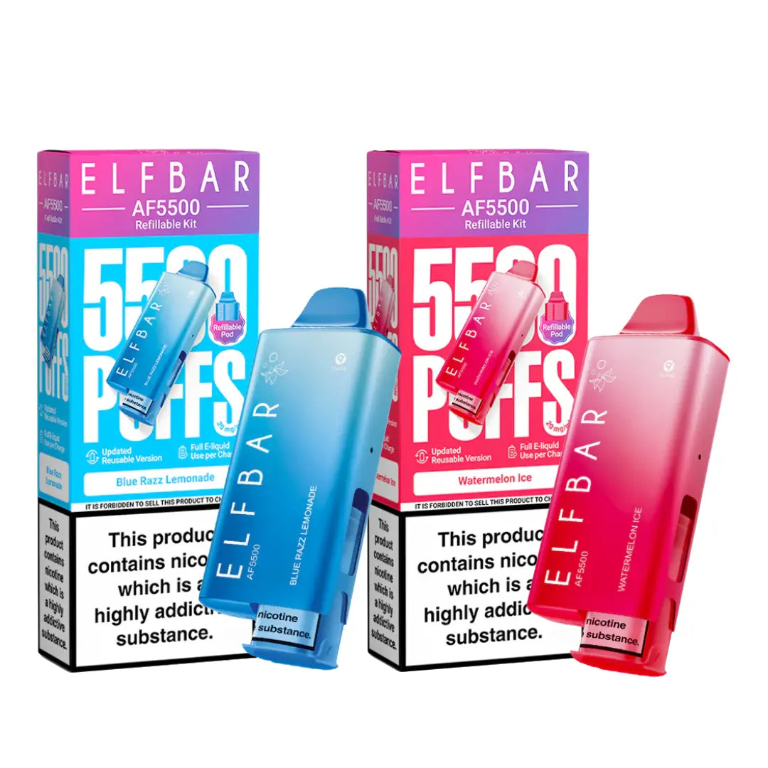 Elf Bar AF5500 Prefilled Pod Kit | 1000mAh | QUAD Mesh Coil Elf Bar AF5500 Prefilled Pod Kit | 1000mAh | QUAD Mesh Coil