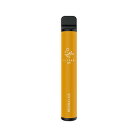 Elf Bar 600 disposable vape pen in Red Bull Ice flavour, orange design.