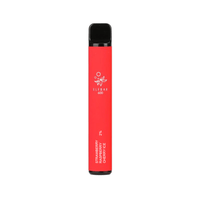 Elf Bar 600 disposable vape in red, Strawberry Raspberry Cherry Ice flavour, 2% nicotine.