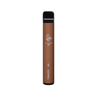 Elf Bar 600 disposable vape pen in brown, tobacco flavour, 2% nicotine.