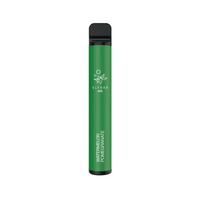 Elf Bar 600 disposable vape pen in green, Watermelon Pomegranate flavour.