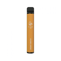 Elf Bar 600 disposable vape pen in Cream Tobacco flavour on a white background.