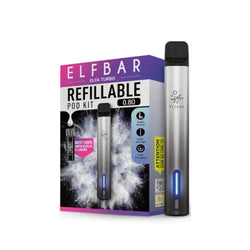 Elf Bar Elfa Turbo Refillable Pod Vape Kit perfect for nic salt vape juice