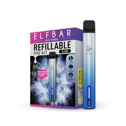 Elf Bar Elfa Turbo Refillable Pod Vape Kit perfect for nic salt vape juice