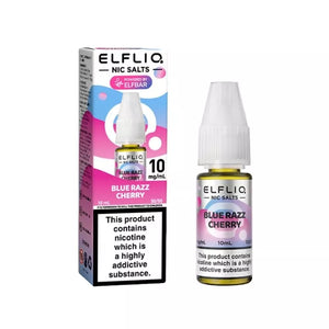 Elf Bar Elfliq blue razz cherry 10ml Nic Salt E-liquid - Perfect for Refillable Vape Kits