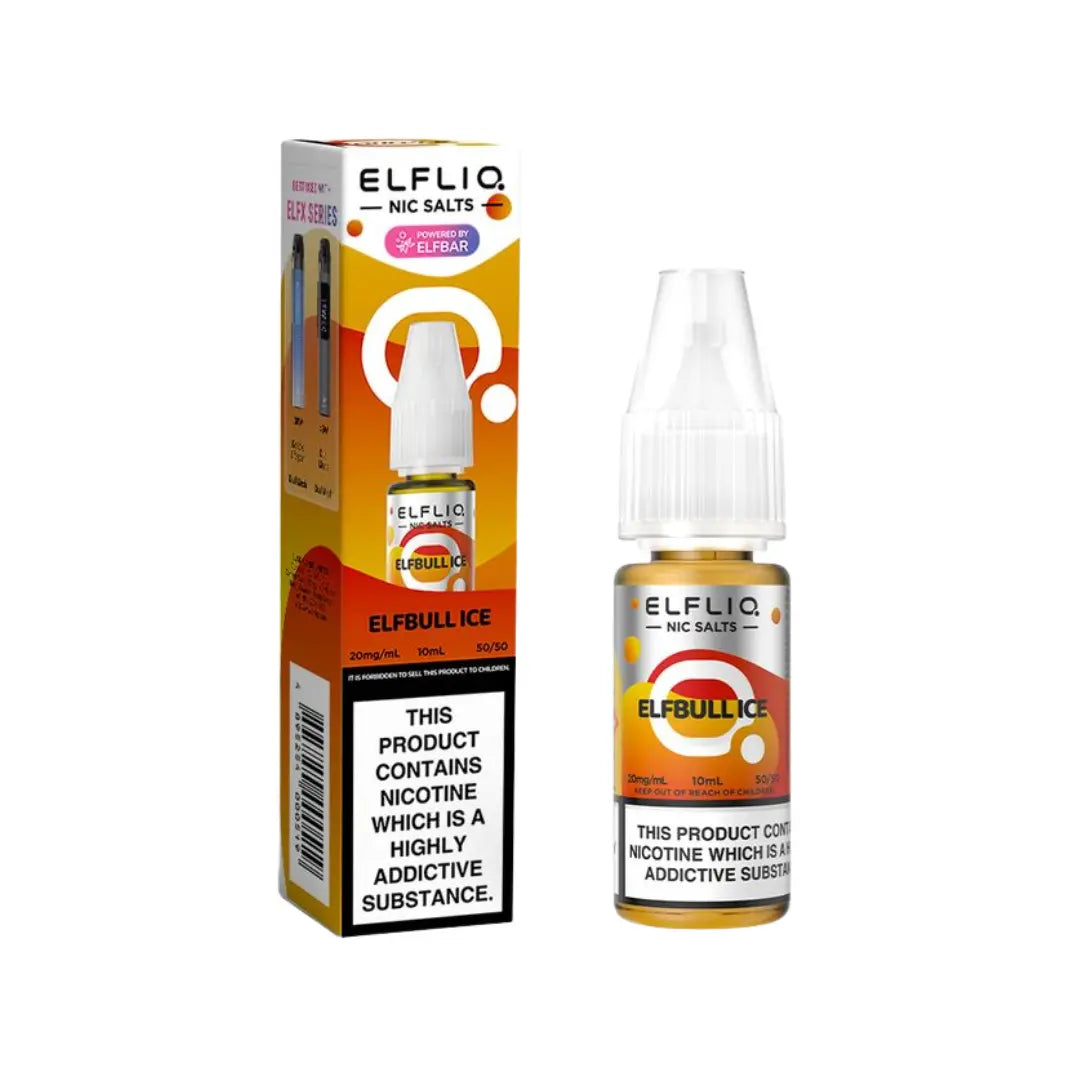 Elfliq ElfBull Ice Nic Salt E-Liquid - Iced Energy Drink Elfliq ElfBull Ice Nic Salt E-Liquid - Iced Energy Drink