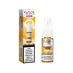Elf Bar Elfliq Rhubarb 10ml Nic Salt E-liquid - Perfect for Refillable Vape Kits