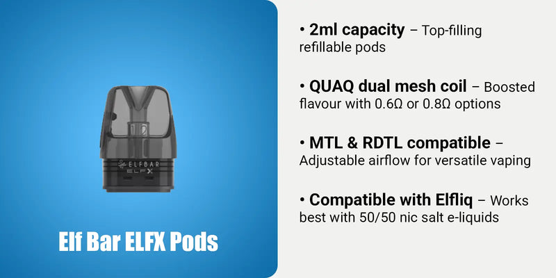 Elf Bar ELFX Refillable Pods