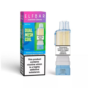 Elf Bar Joinone Classic Refill pod Blueberry Sour Raspberry Flavour for the Elf Bar Joinone15 Prefilled Vape Kit