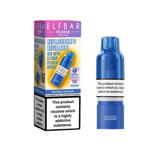 Elf Bar Plus 50 Blue Razz Lemonade Flavour Refill Pod for the Elf Bar Plus 50 Vape Kit