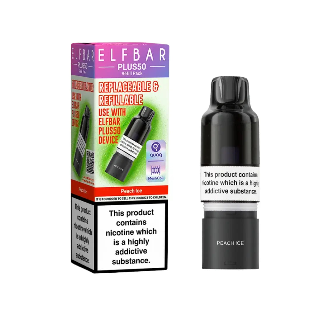 elf bar refill pods Elf Bar Plus Refill Pods 20mg (2%) - 3 for £15