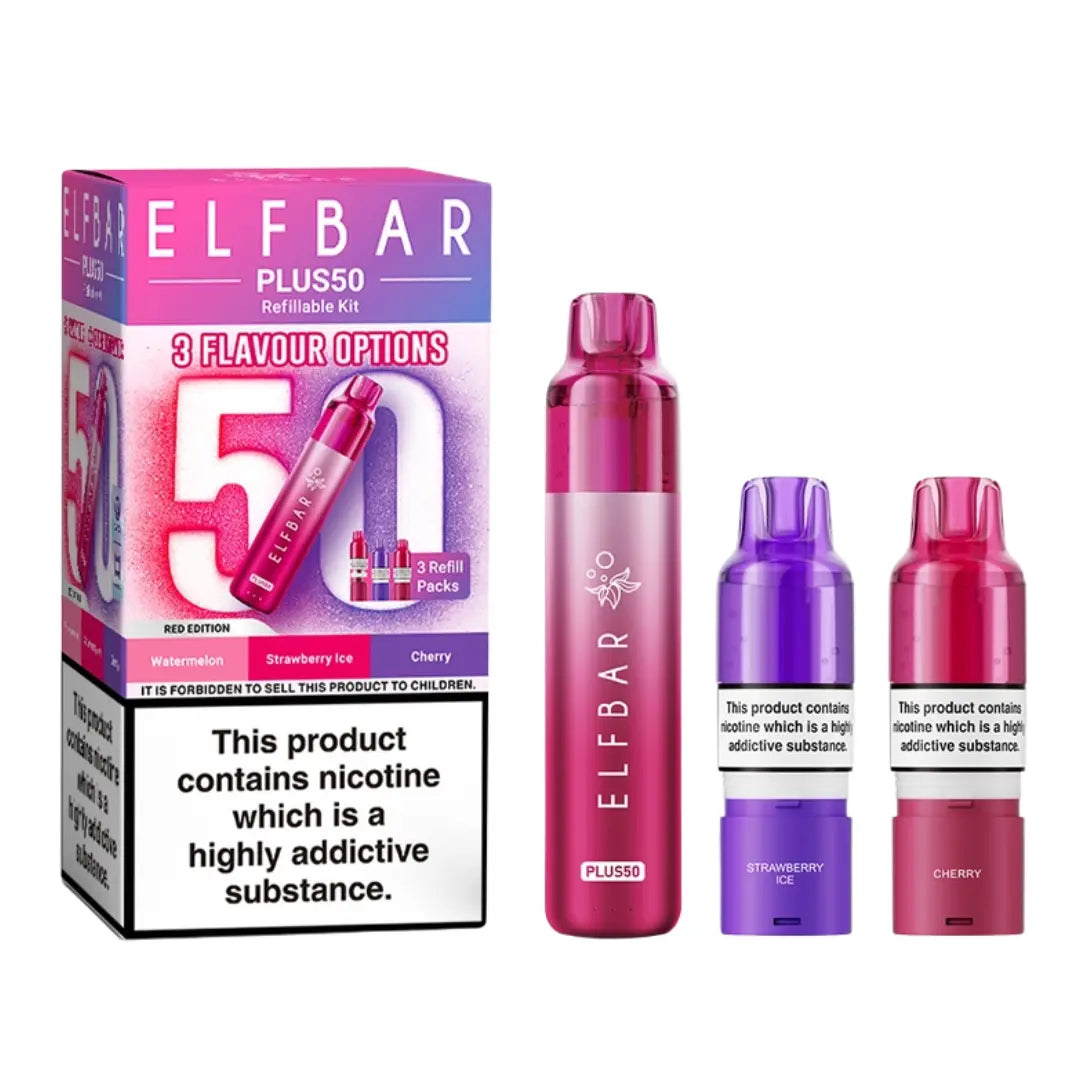 50 vape bar Elf Bar Plus 50 Prefilled Pod Kit