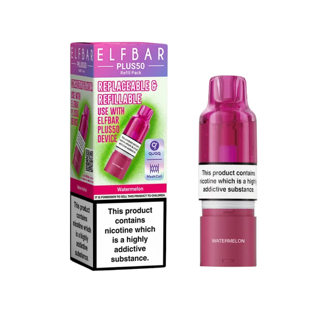 Elf Bar Plus Watermelon Refill Pod | Ecigone Elf Bar Plus Watermelon Refill Pod | Ecigone