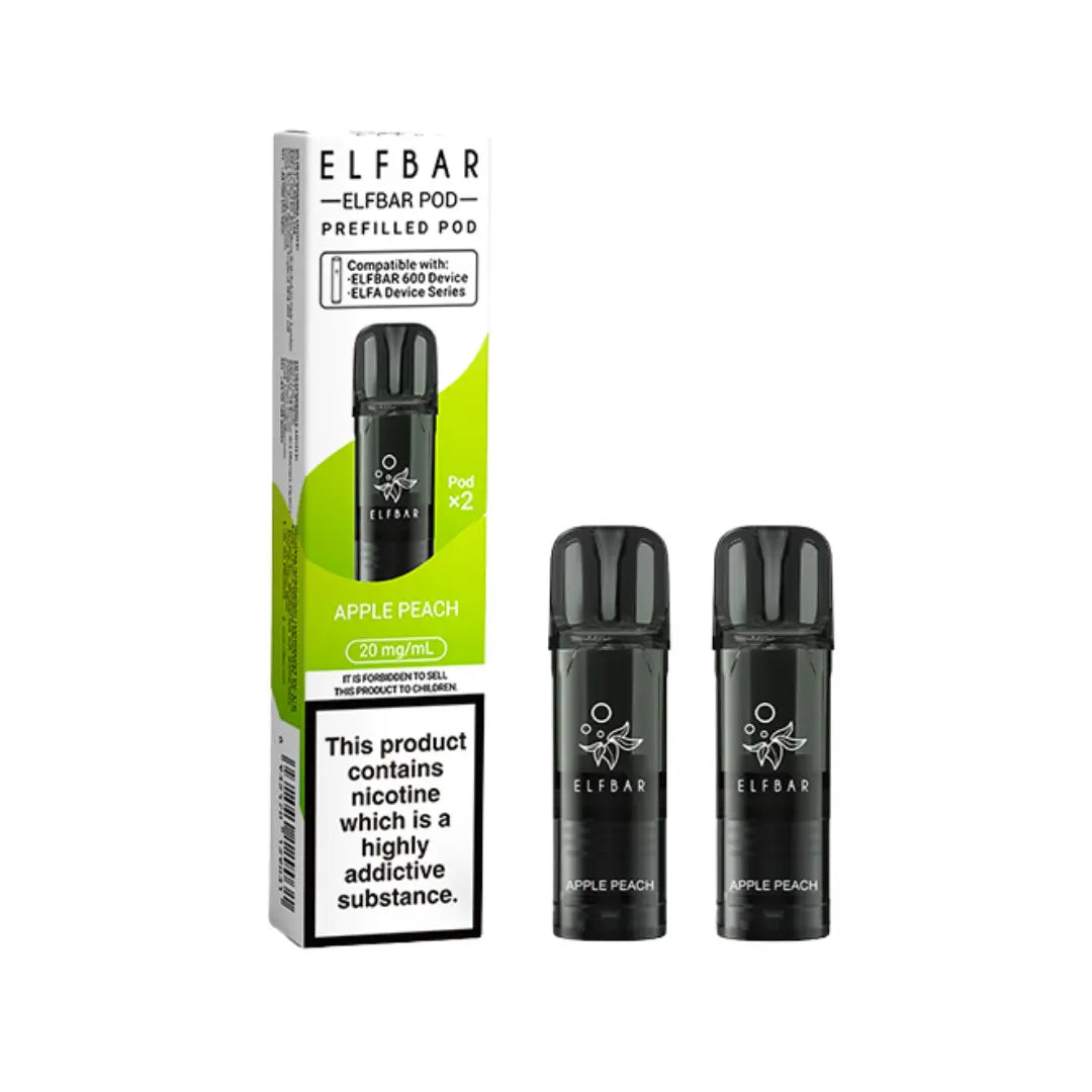 Elf Bar 600 Apple Peach Pods