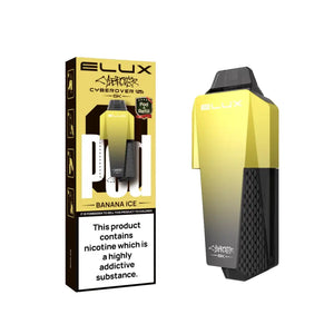 Elux Cyberover 6K Refill Pods for the Elux Cyberover Prefilled Pod Vape Kit - Banana Ice Flavour 