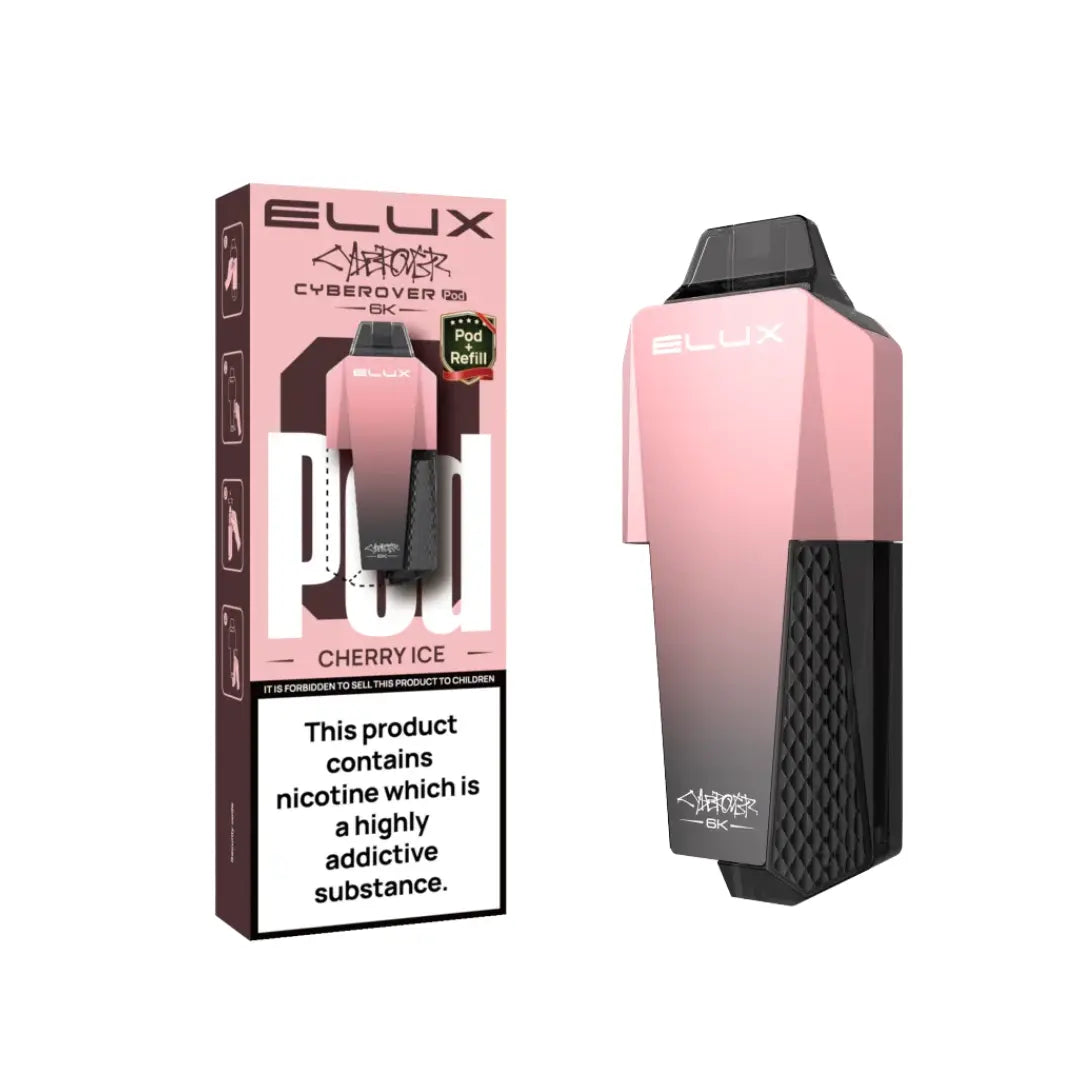 elux 6k cyberover Elux Cyberover 6k Puffs Prefilled Pod Vape