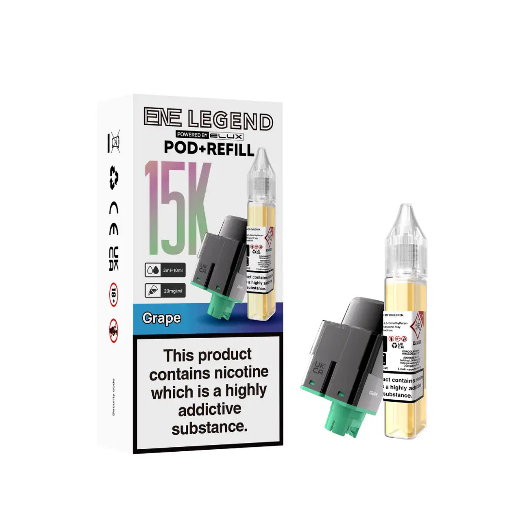 Elux ENE Legend 15K Grape Refill Pod £5.99 Each