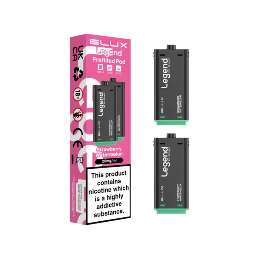 elux legend watermelon ice Elux Legend 1500 2in1 Strawberry Watermelon Prefilled Pods
