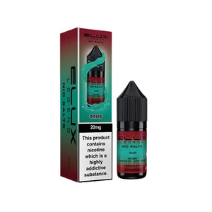 Elux Legend 10ml Nic salt e-liquid Oasis Flavour - works great with Pod Vape Kits & Starter Vape Kits 