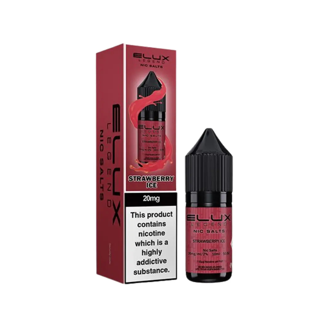 elux vape liquid 100ml Strawberry Ice Elux Legend Nic Salt £1.99