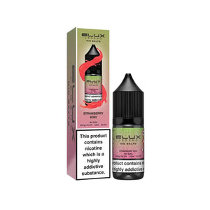 Elux Legend 10ml Nic salt e-liquid Strawberry Kiwi Flavour - works great with Pod Vape Kits & Starter Vape Kits 