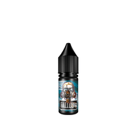 Fallout 10ml flavour additive bottle with a gas mask design on the label.