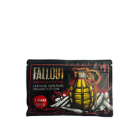 Package of Fallout Grenade Cotton for vaping, featuring a grenade design on the front.