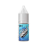 Fantasi Bar Juice Mad Blue 10ml vape liquid in a clear bottle with a blue label.