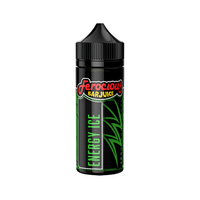 Ferocious Bar Juice Energy Ice 100ml shortfill bottle with black and green design.