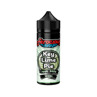 Ferocious Flavours Key Lime Pie 100ml vape juice bottle with a black cap.