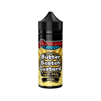 Ferocious Flavours Butterscotch Custard vape juice bottle, 100ml shortfill.