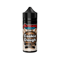 Ferocious Flavours Cookie Dough vape juice, 100ml bottle, 70VG/30PG, black cap.