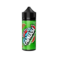 Fantasi Ice Watermelon 100ml shortfill bottle with vibrant green label and black cap.